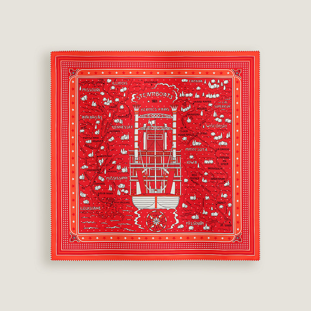 Steamboats bandana 55 | Hermès USA